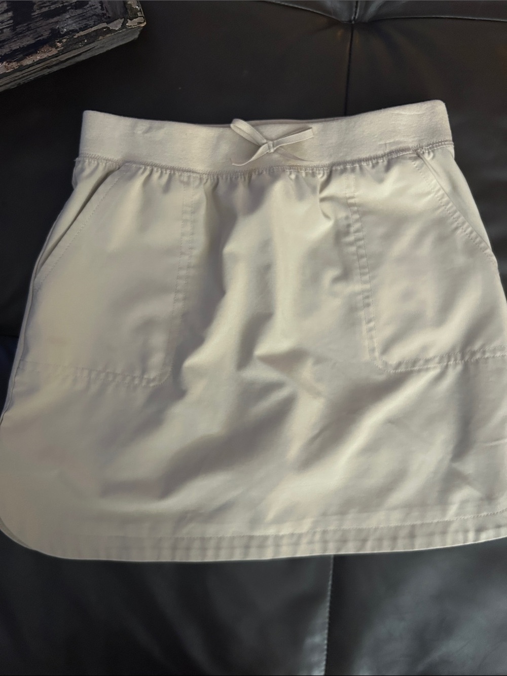 Nautica Girls Cream Skort with Front Pockets sz 8